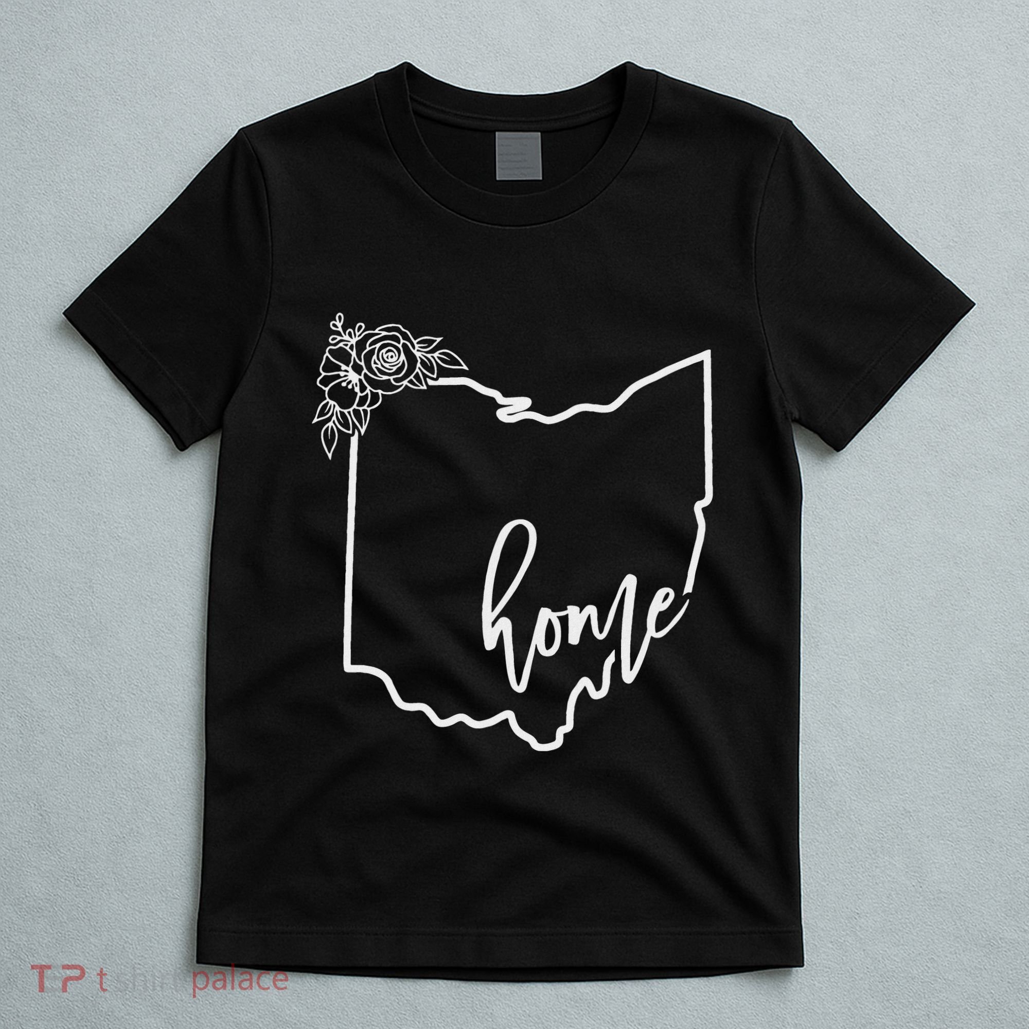 Ohio Home State I Love Ohio O.H.I.O State Map T-Shirt