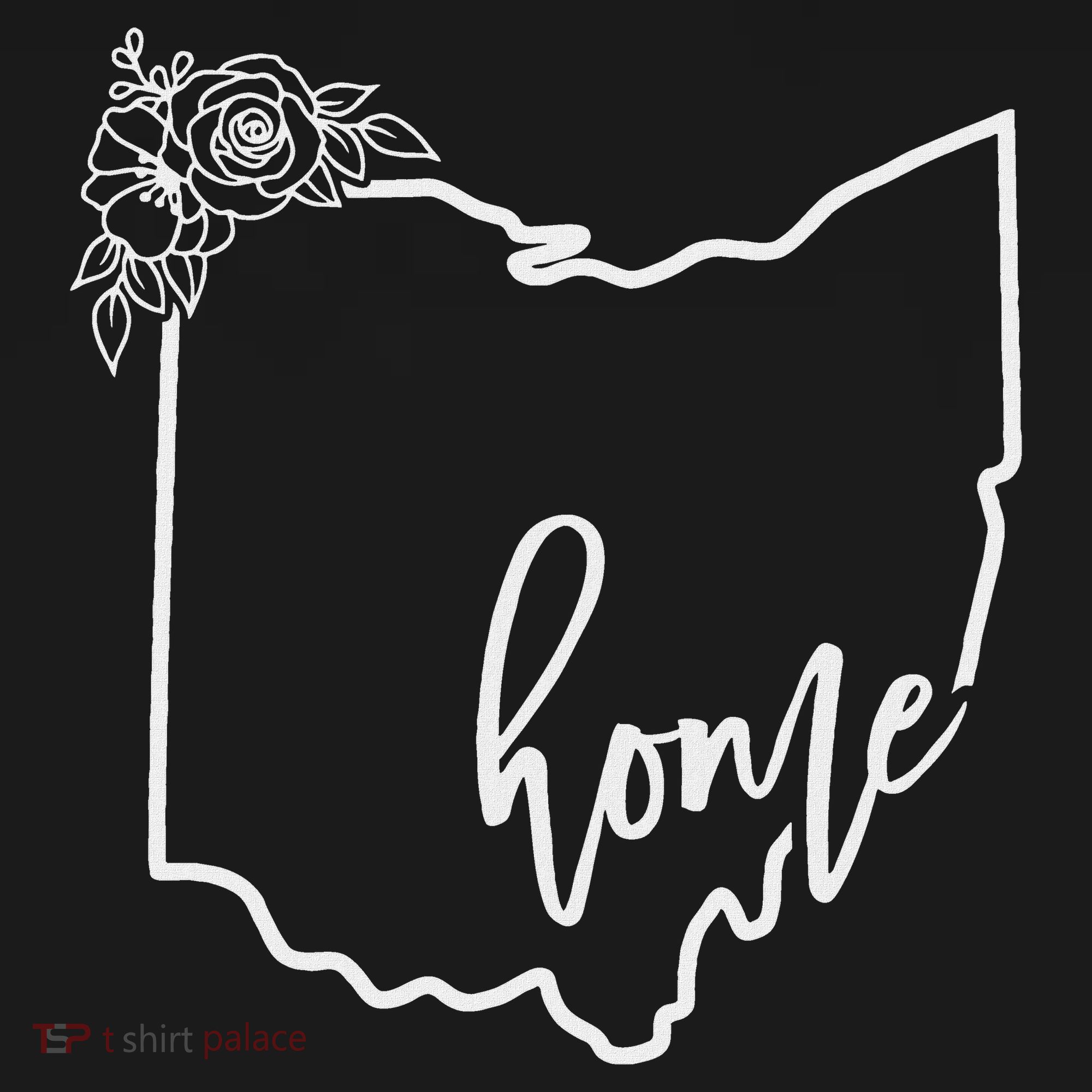 Ohio Home State I Love Ohio O.H.I.O State Map T-Shirt