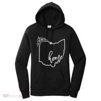 Ohio Home State I Love Ohio O.H.I.O State Map Women's Hoodie thumb 0