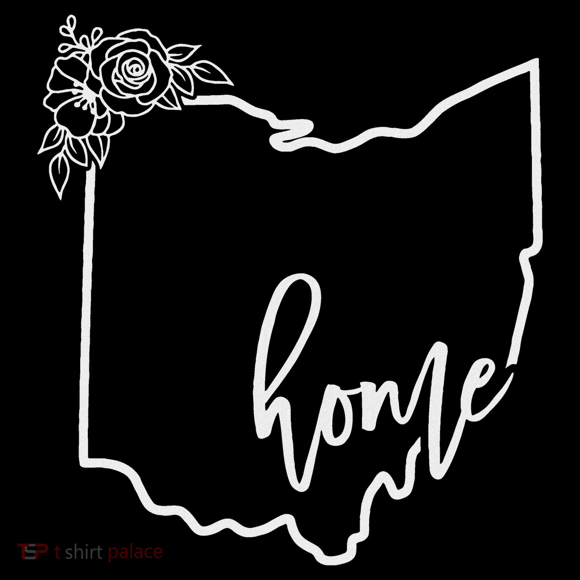 Ohio Home State I Love Ohio O.H.I.O State Map Women's Hoodie