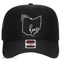Ohio Home State I Love Ohio O.H.I.O State Map Hat thumb 0