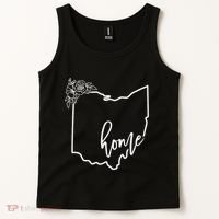 Ohio Home State I Love Ohio O.H.I.O State Map Tank Top thumb 2