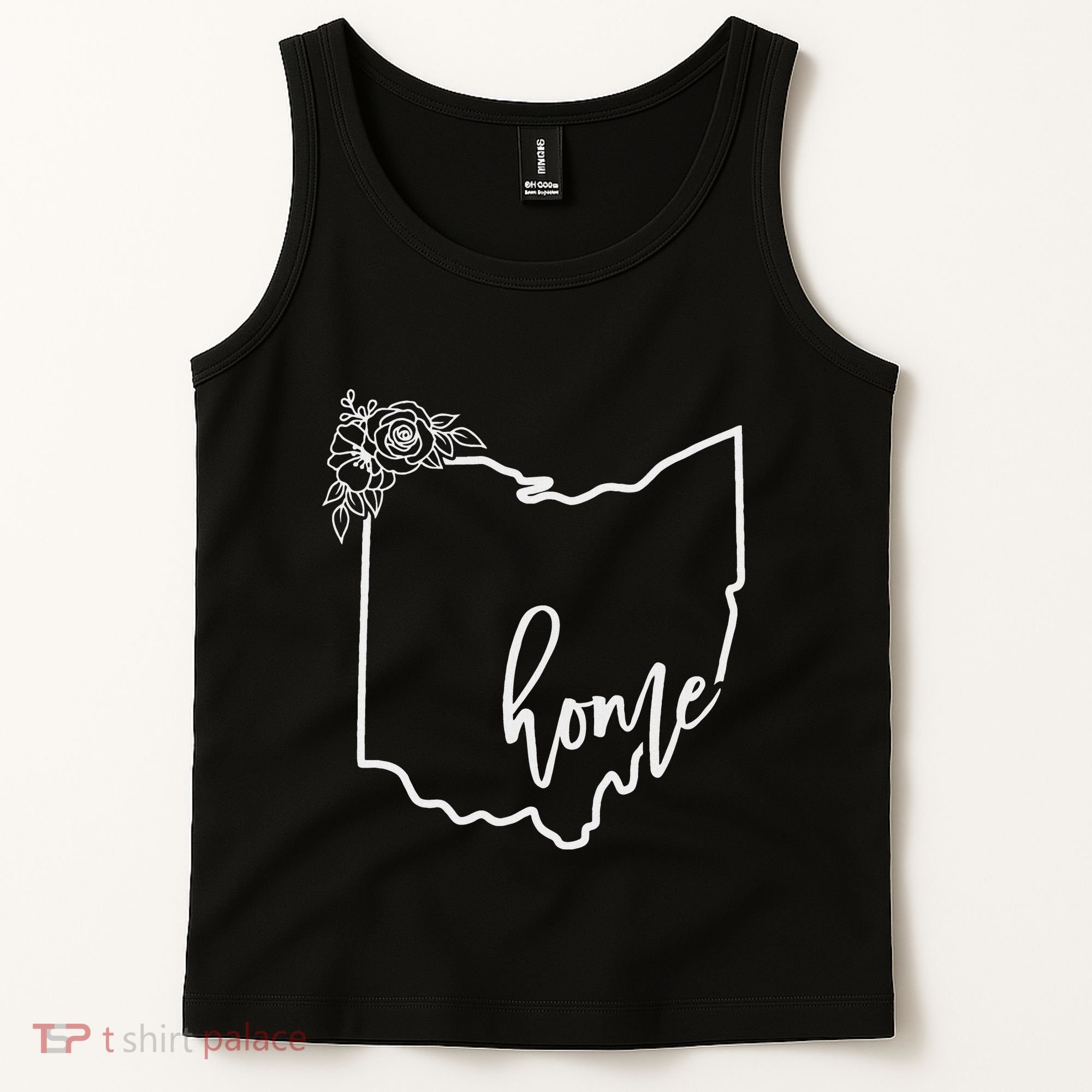 Ohio Home State I Love Ohio O.H.I.O State Map Tank Top