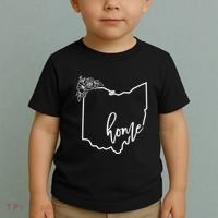 Ohio Home State I Love Ohio O.H.I.O State Map Toddler T-Shirt thumb 2