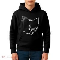 Ohio Home State I Love Ohio O.H.I.O State Map Kids Hoodie thumb 4