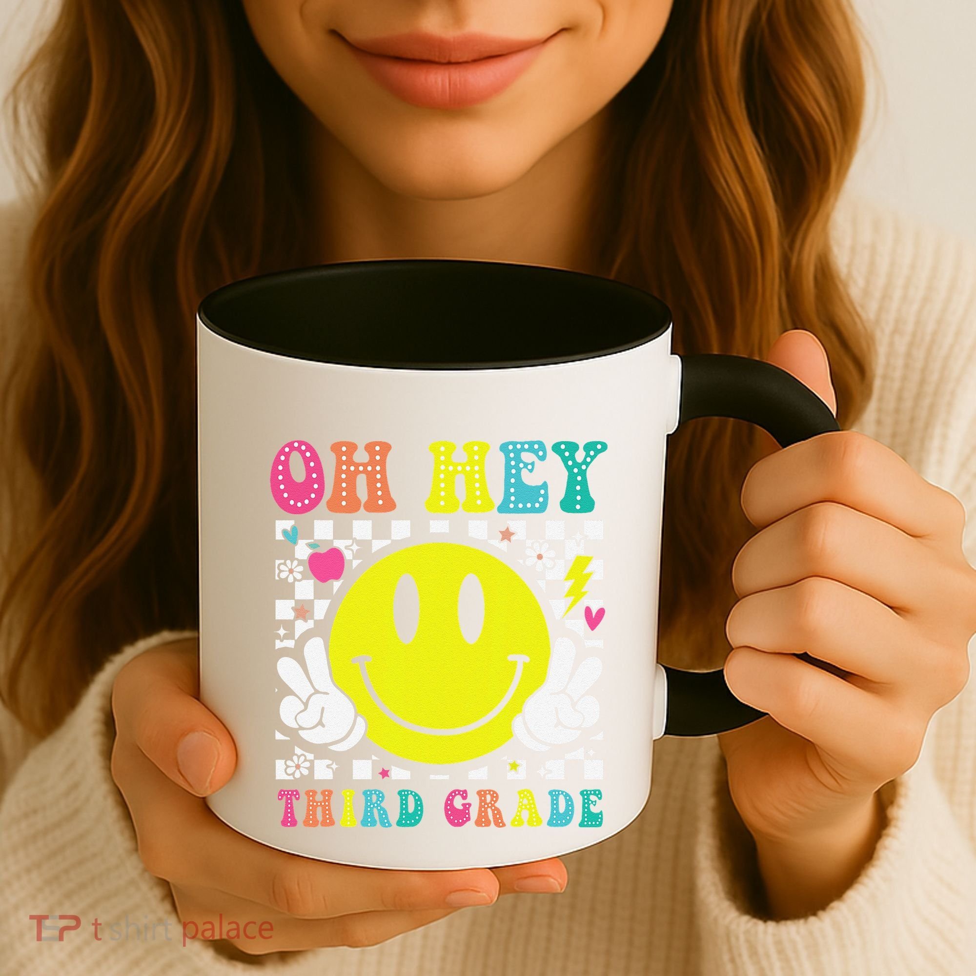 Oh Hey Third Grade Teacher First Day Of School Coffee Mug