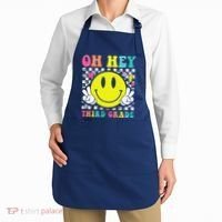Oh Hey Third Grade Teacher First Day Of School Apron thumb 2