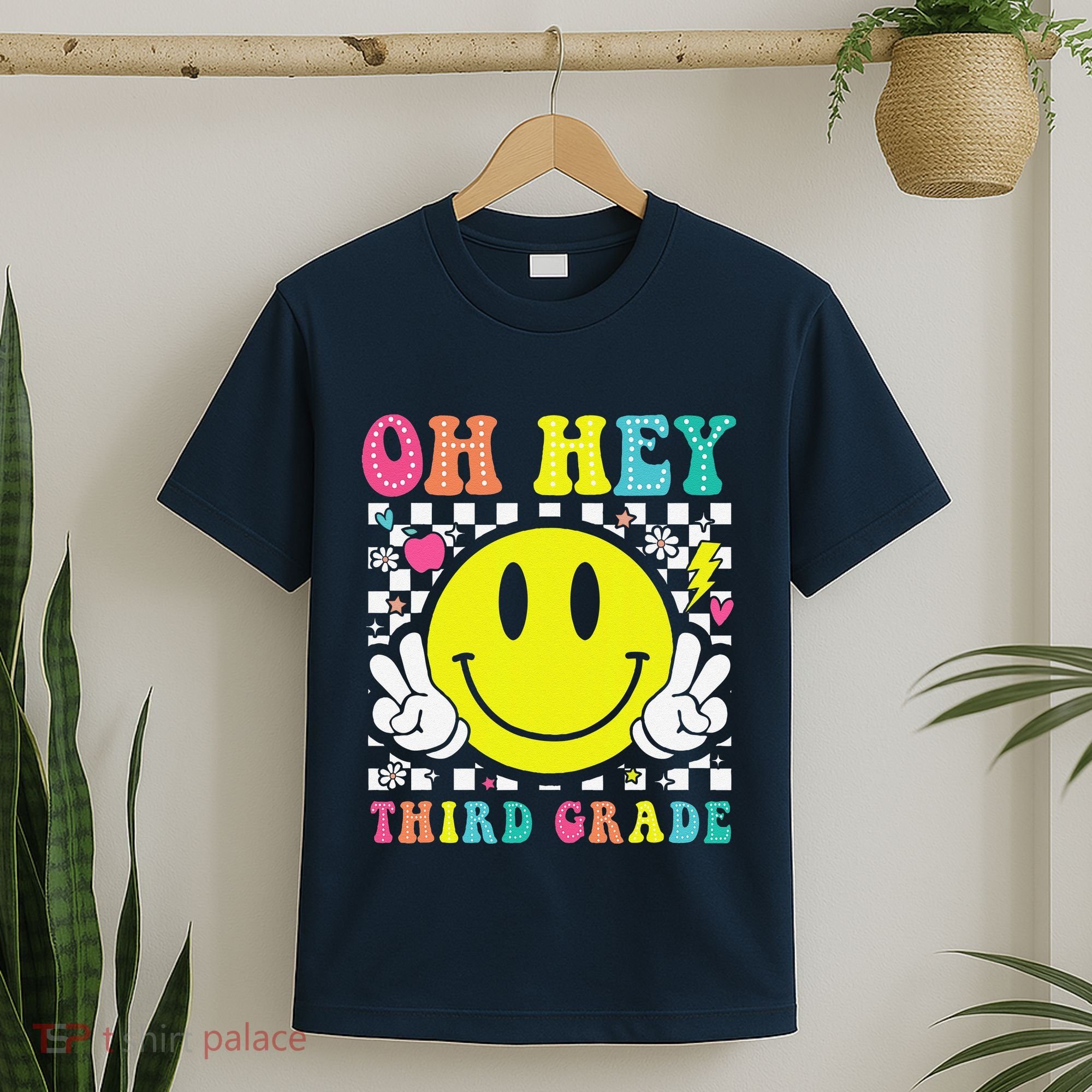 Oh Hey Third Grade Teacher First Day Of School T-Shirt