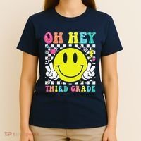 Oh Hey Third Grade Teacher First Day Of School T-Shirt thumb 4