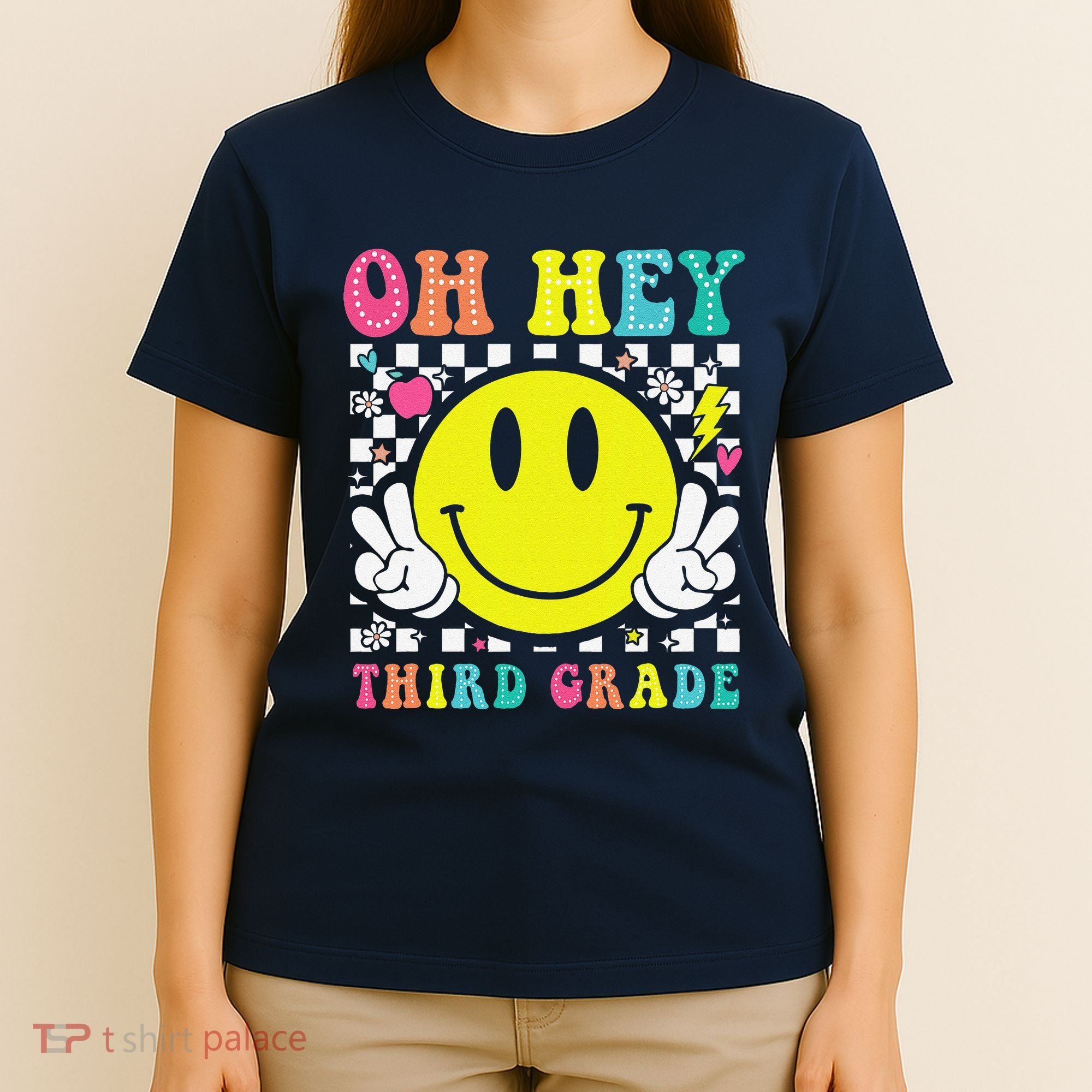 Oh Hey Third Grade Teacher First Day Of School T-Shirt