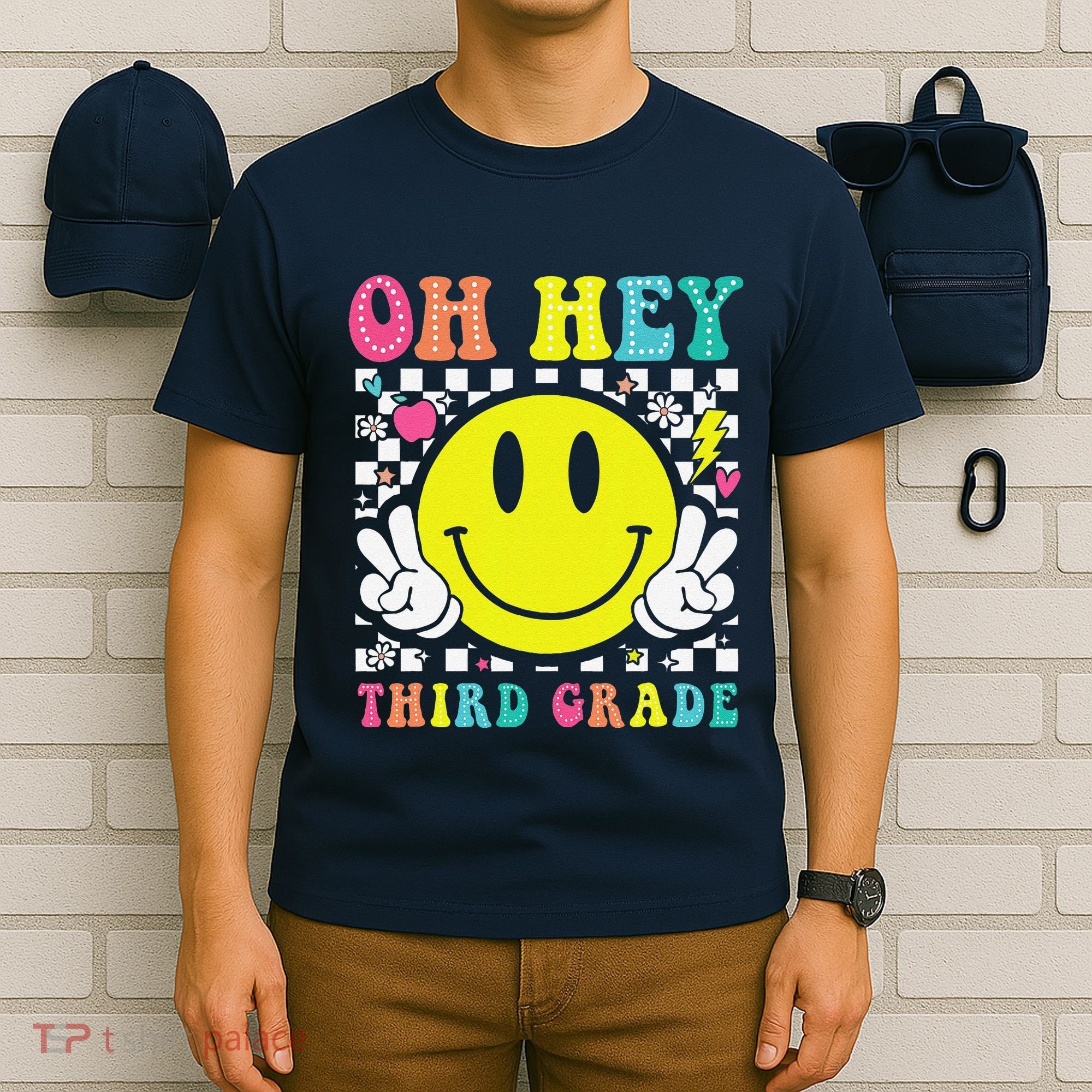 Oh Hey Third Grade Teacher First Day Of School T-Shirt