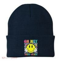 Oh Hey Third Grade Teacher First Day Of School Beanie thumb 0