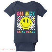 Oh Hey Third Grade Teacher First Day Of School Baby Bodysuit thumb 0