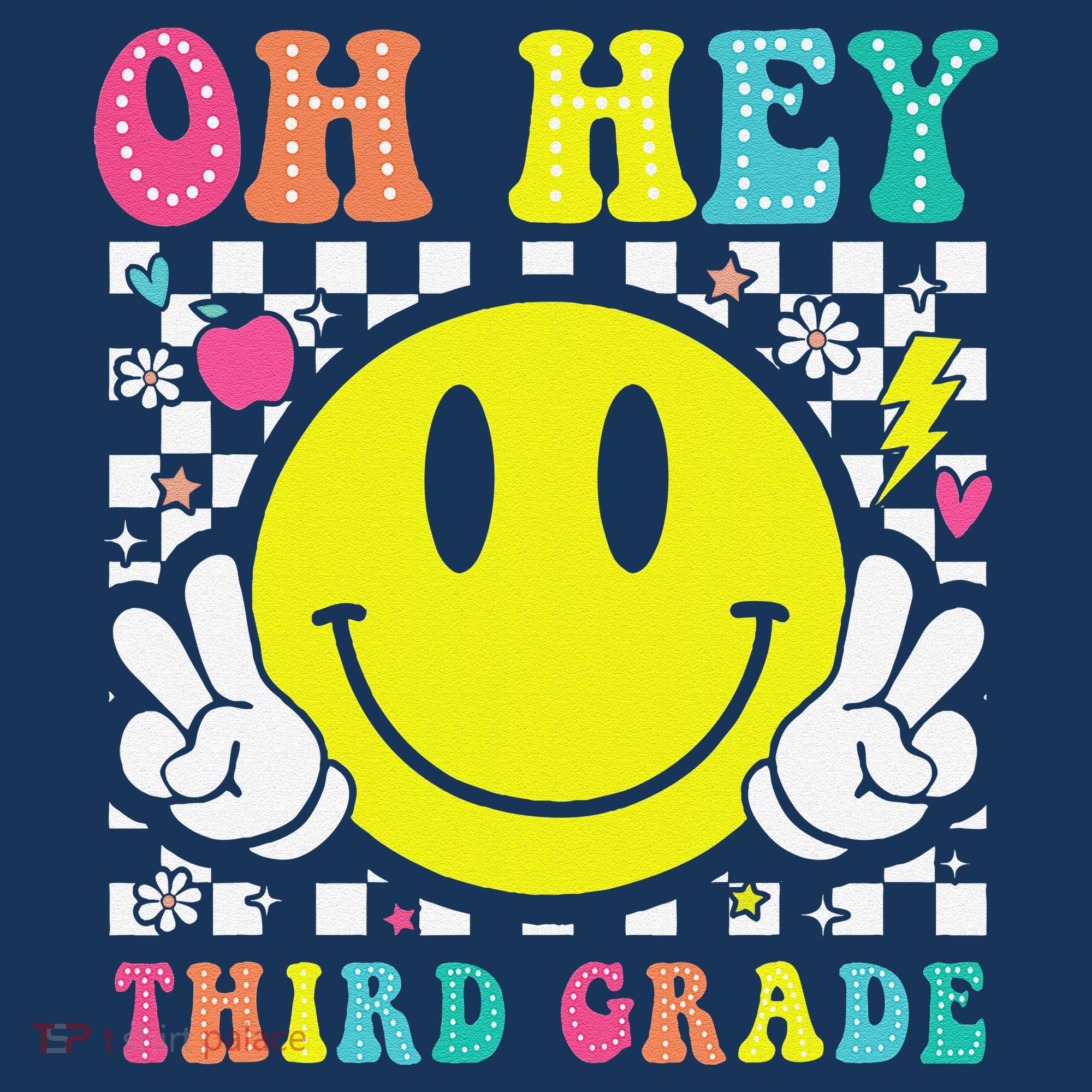 Oh Hey Third Grade Teacher First Day Of School Toddler Hoodie