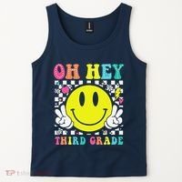 Oh Hey Third Grade Teacher First Day Of School Tank Top thumb 2