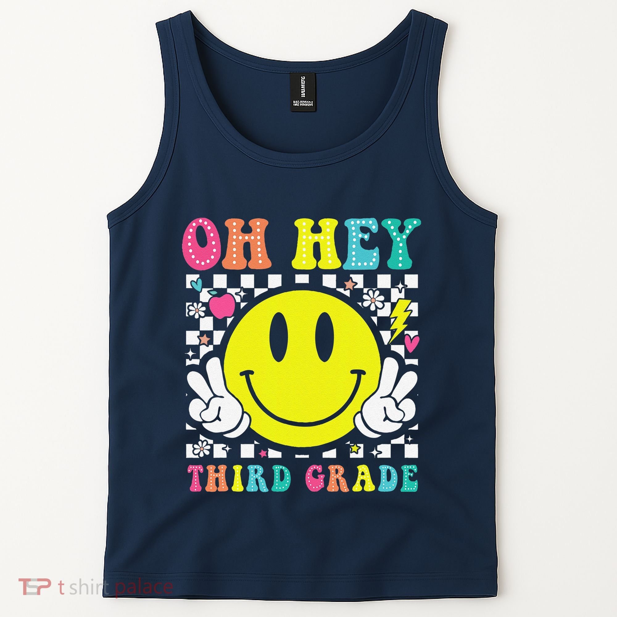 Oh Hey Third Grade Teacher First Day Of School Tank Top