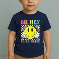 Oh Hey Third Grade Teacher First Day Of School Toddler T-Shirt thumb 2