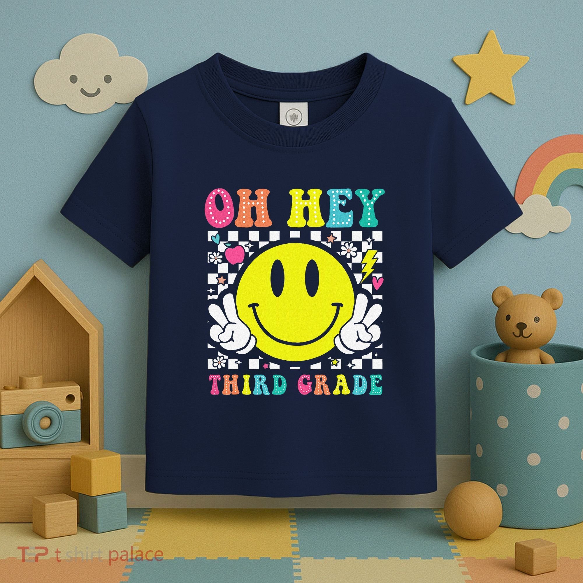 Oh Hey Third Grade Teacher First Day Of School Toddler T-Shirt