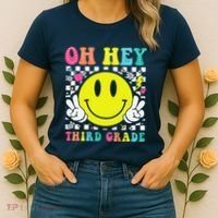 Oh Hey Third Grade Teacher First Day Of School Women's T-Shirt thumb 2