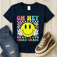 Oh Hey Third Grade Teacher First Day Of School Women's T-Shirt thumb 3