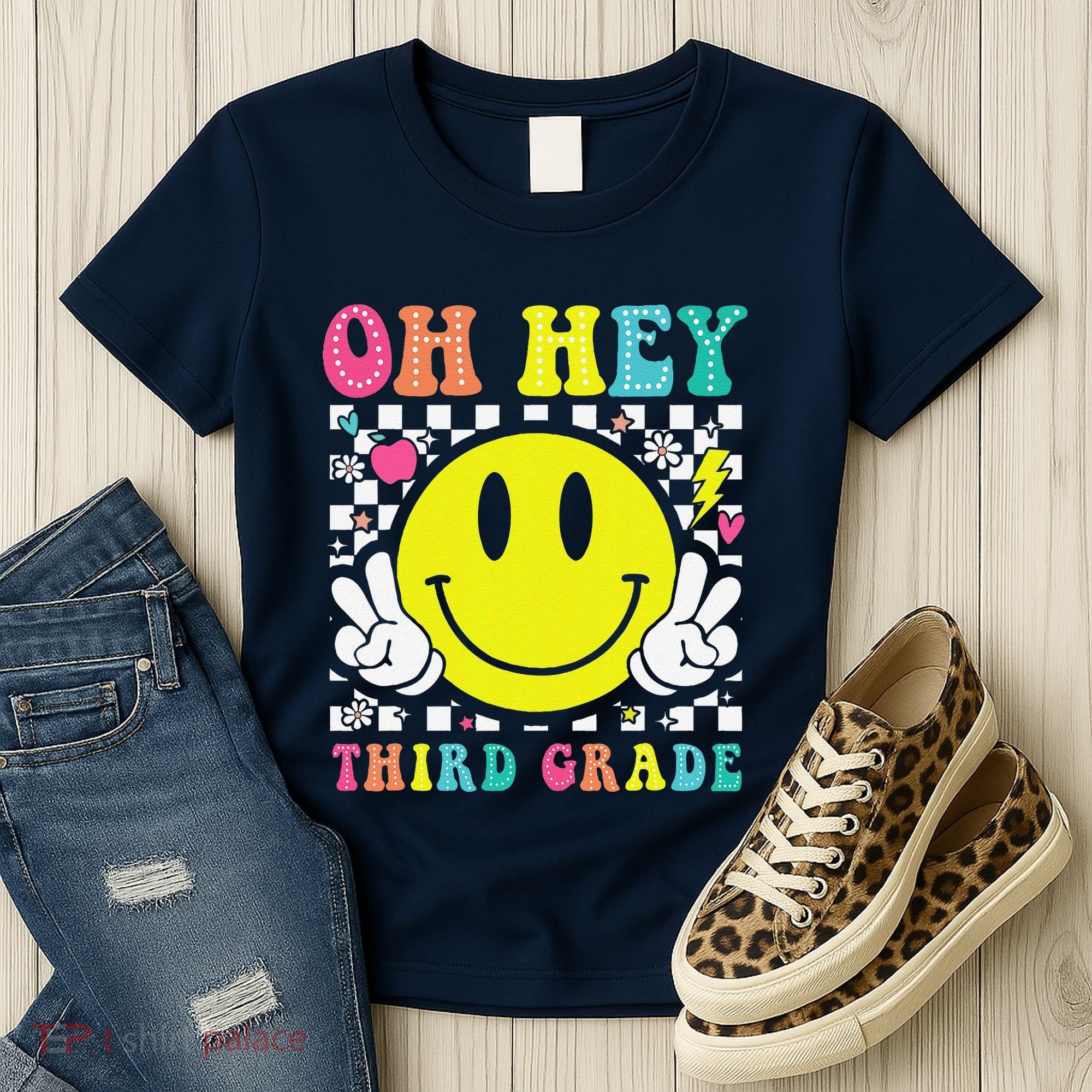 Oh Hey Third Grade Teacher First Day Of School Women's T-Shirt
