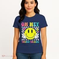 Oh Hey Third Grade Teacher First Day Of School Women's T-Shirt thumb 4