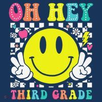 Oh Hey Third Grade Teacher First Day Of School Women's T-Shirt thumb 6