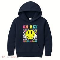 Oh Hey Third Grade Teacher First Day Of School Kids Hoodie thumb 0