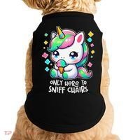Only Here To Sniff Chairs Dank Meme Funny Oddly Specific Doggie Tank thumb 0