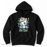 Only Here To Sniff Chairs Dank Meme Funny Oddly Specific Hoodie thumb 0