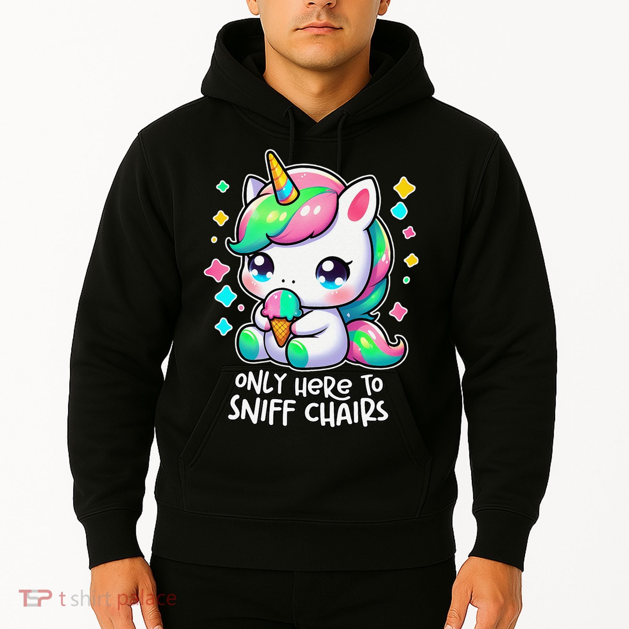 Only Here To Sniff Chairs Dank Meme Funny Oddly Specific Hoodie