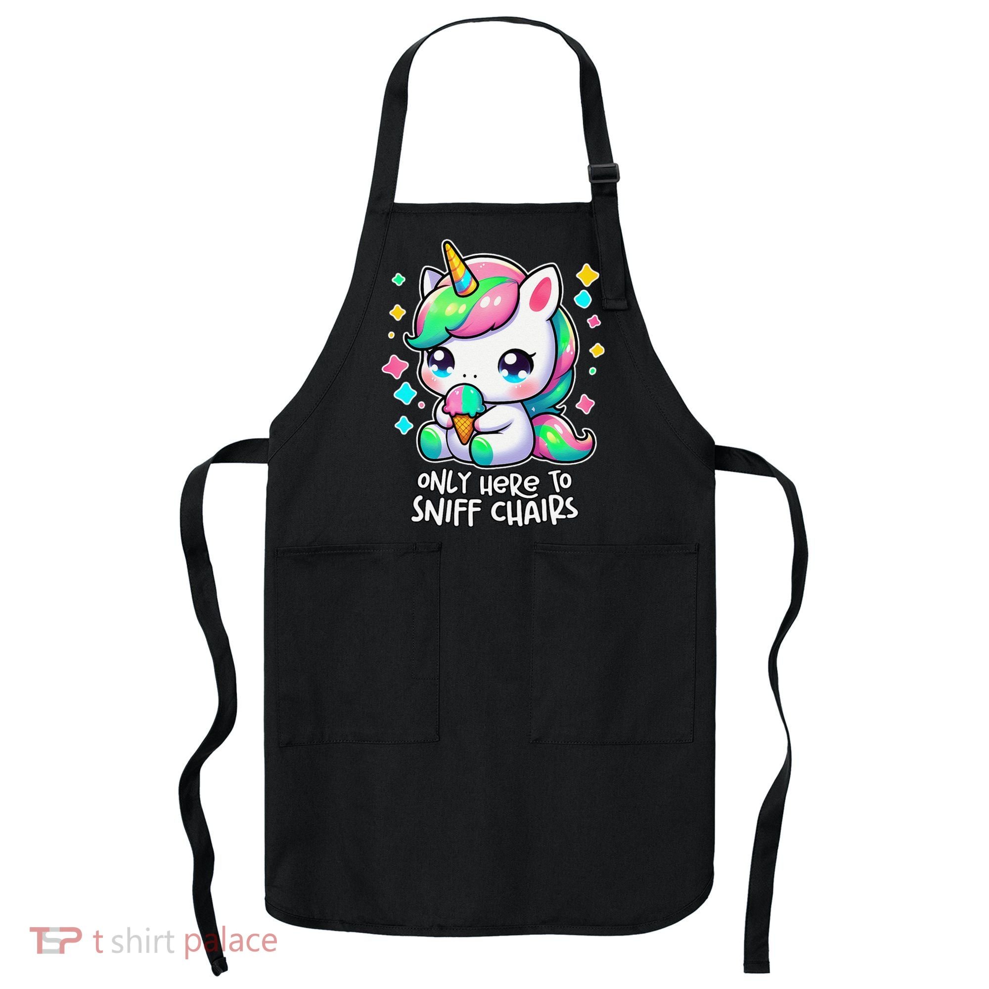 Only Here To Sniff Chairs Dank Meme Funny Oddly Specific Apron