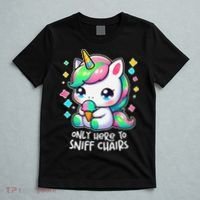 Only Here To Sniff Chairs Dank Meme Funny Oddly Specific T-Shirt thumb 5