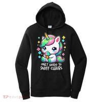 Only Here To Sniff Chairs Dank Meme Funny Oddly Specific Women's Hoodie thumb 0