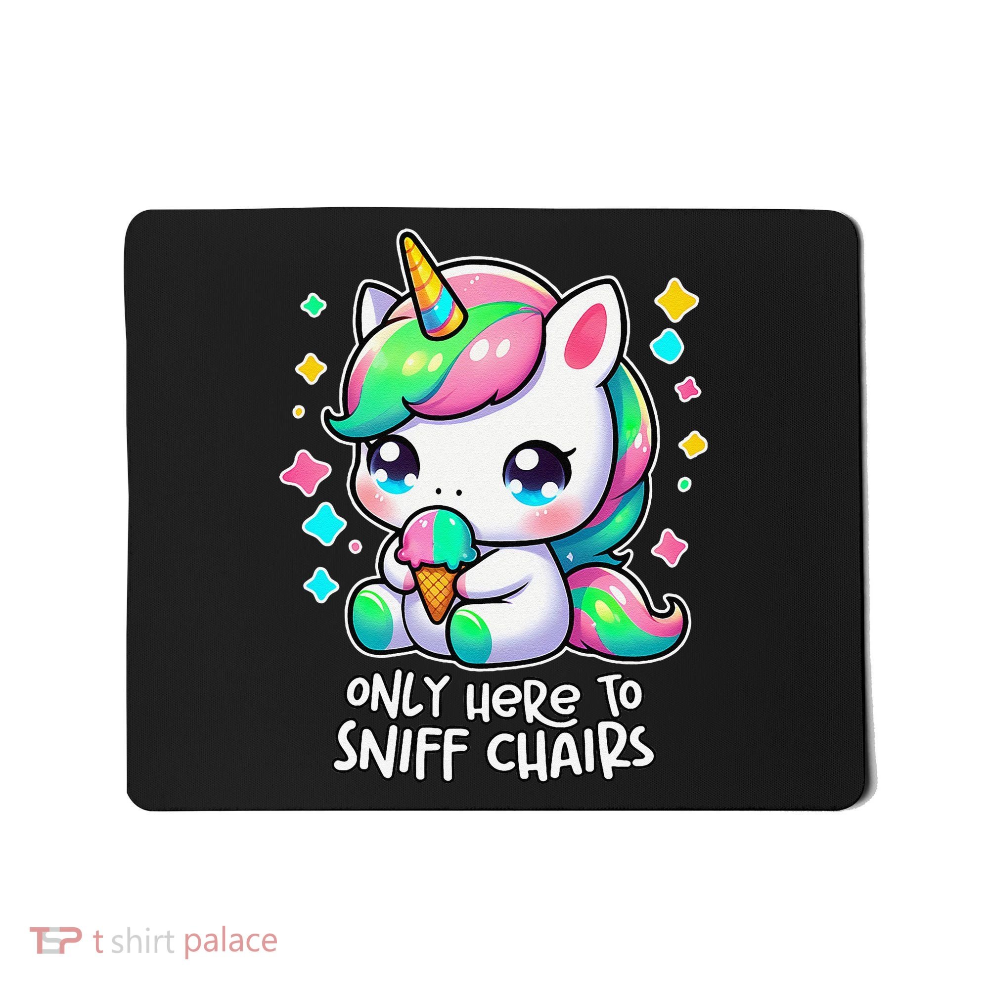 Only Here To Sniff Chairs Dank Meme Funny Oddly Specific Mousepad