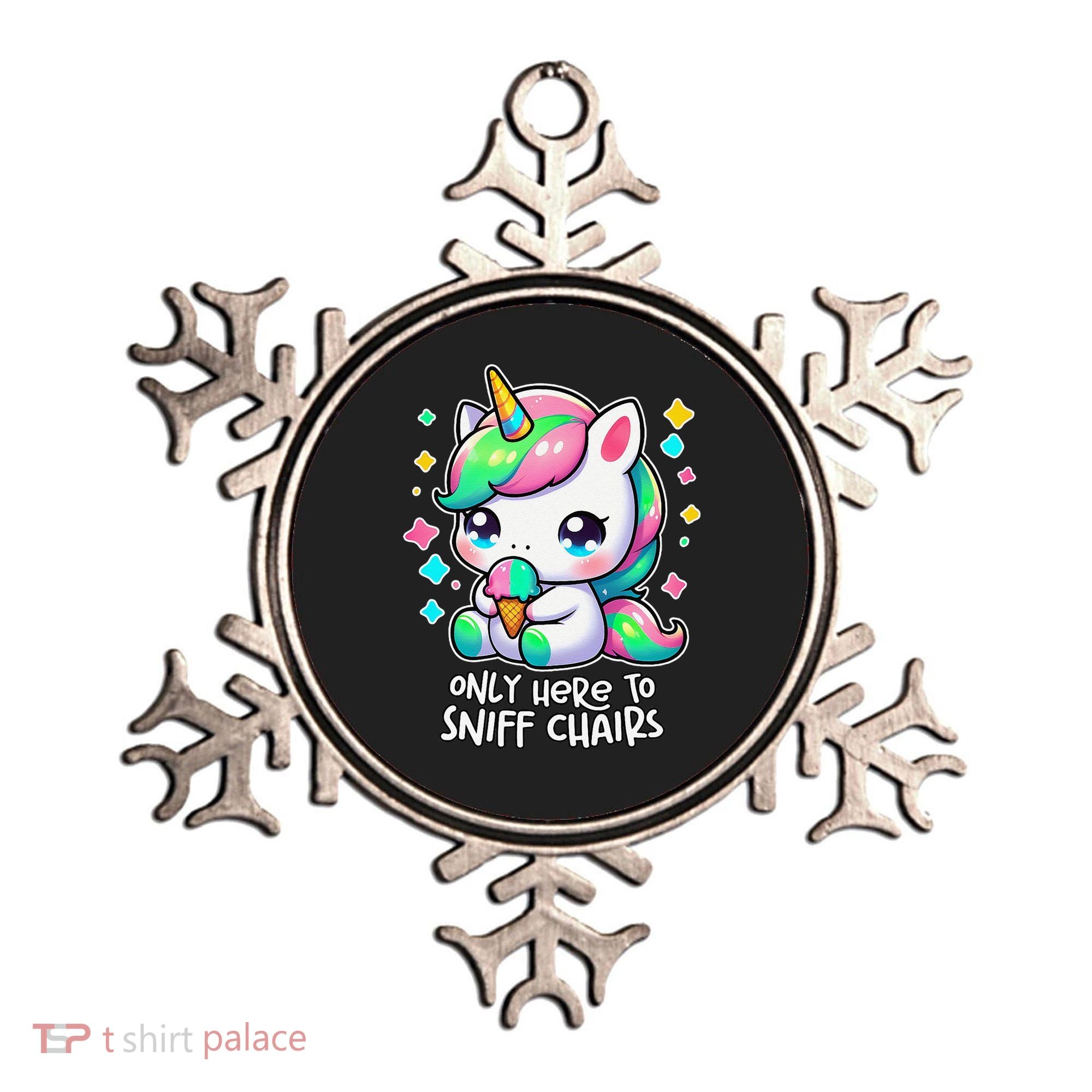 Only Here To Sniff Chairs Dank Meme Funny Oddly Specific Ornament
