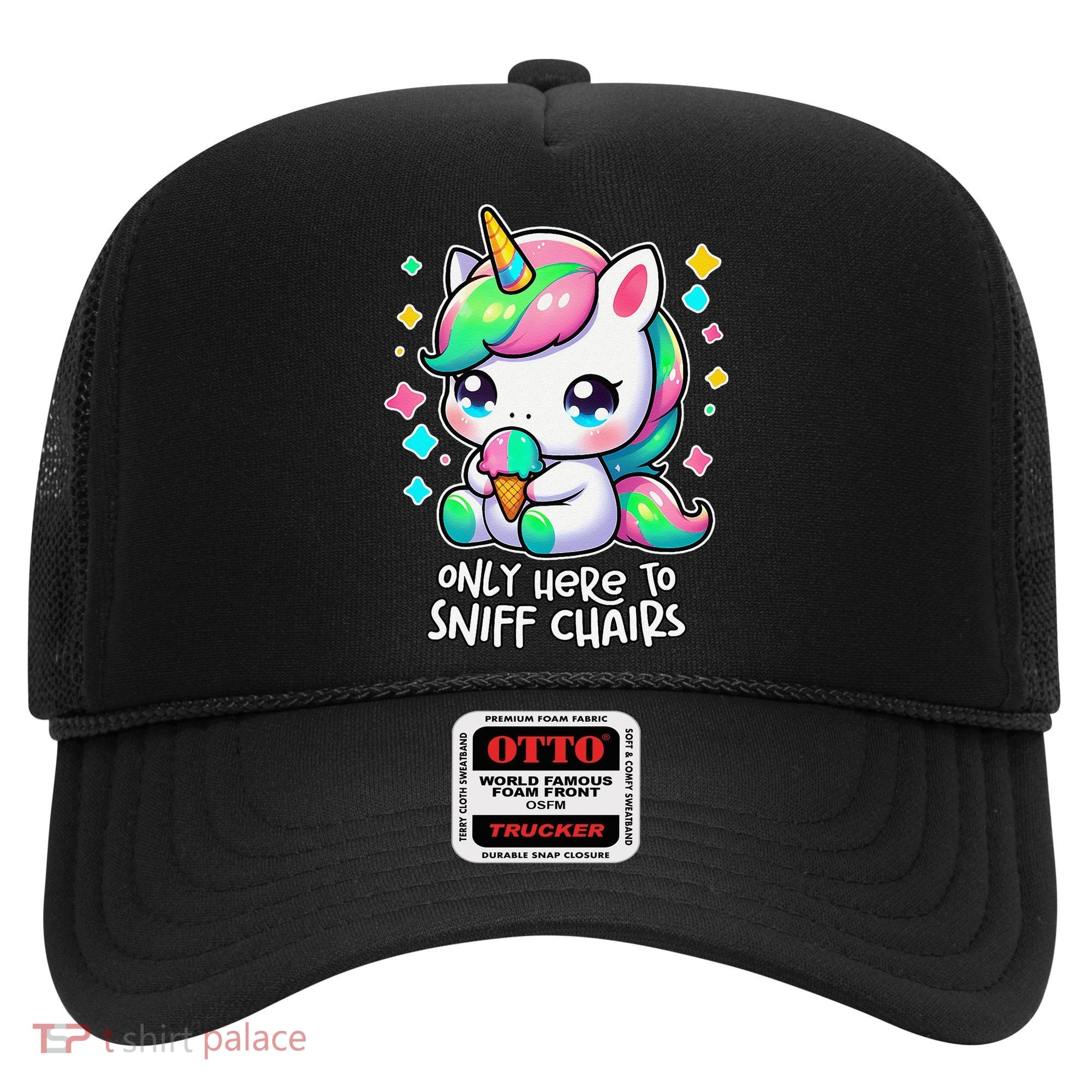 Only Here To Sniff Chairs Dank Meme Funny Oddly Specific Hat