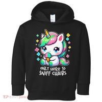 Only Here To Sniff Chairs Dank Meme Funny Oddly Specific Toddler Hoodie thumb 0