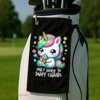 Only Here To Sniff Chairs Dank Meme Funny Oddly Specific Golf Towel thumb 2