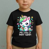 Only Here To Sniff Chairs Dank Meme Funny Oddly Specific Toddler T-Shirt thumb 2