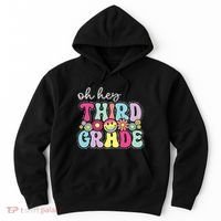 Oh Hey Third Grade Boy Girl Teacher Back To School 3rd Grade Hoodie thumb 0