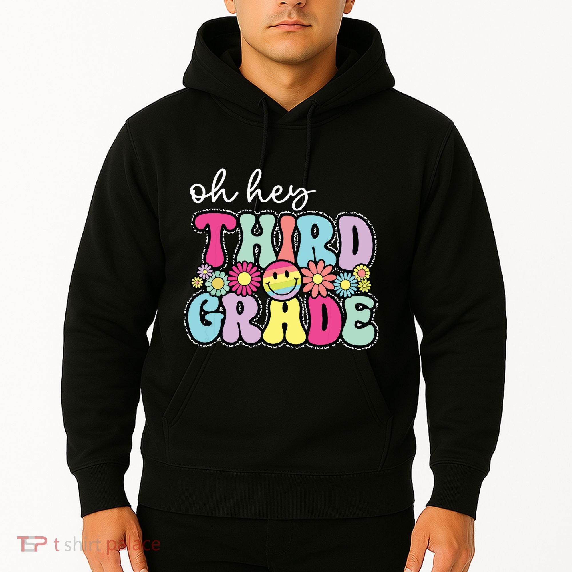Oh Hey Third Grade Boy Girl Teacher Back To School 3rd Grade Hoodie