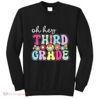 Oh Hey Third Grade Boy Girl Teacher Back To School 3rd Grade Sweatshirt thumb 0