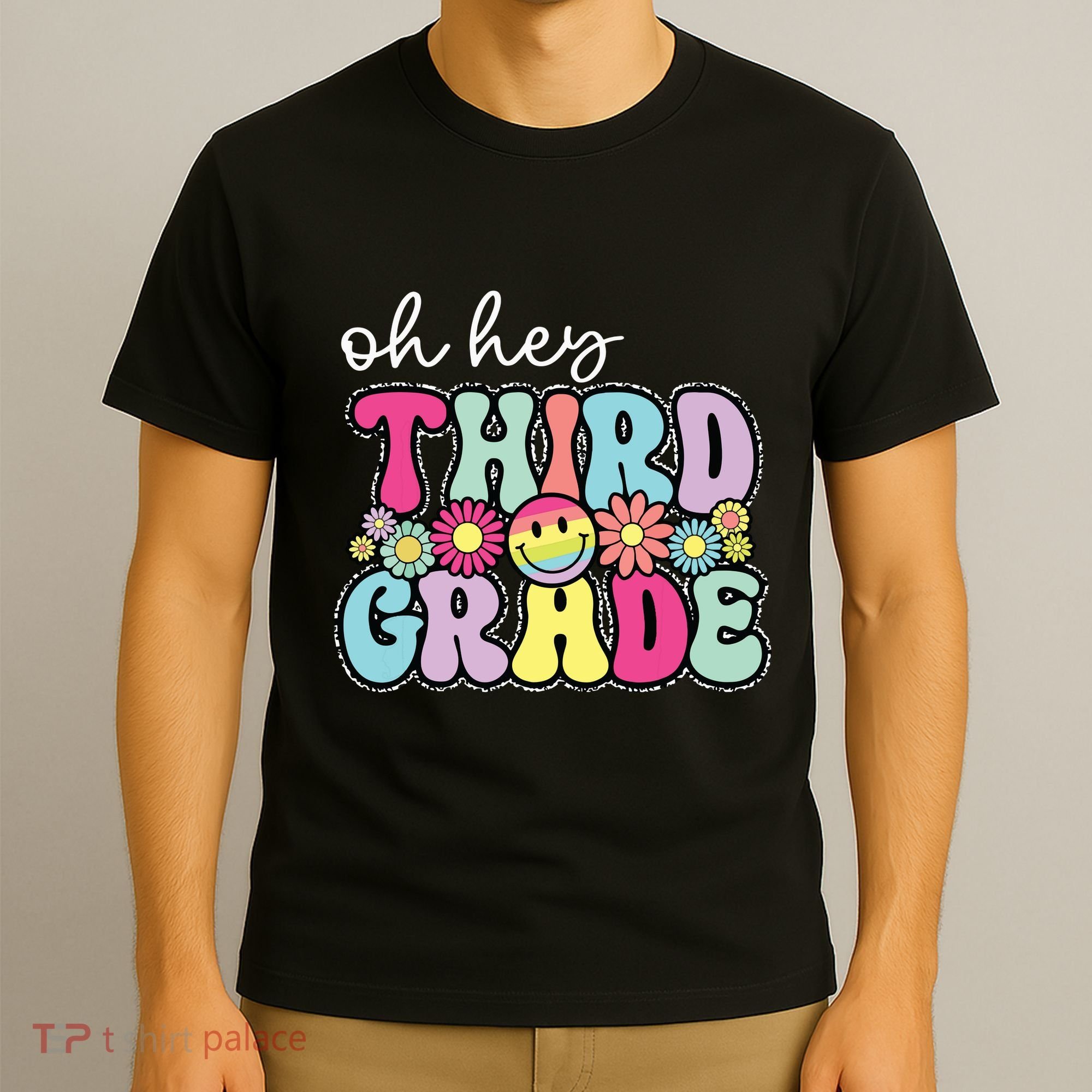 Oh Hey Third Grade Boy Girl Teacher Back To School 3rd Grade T-Shirt