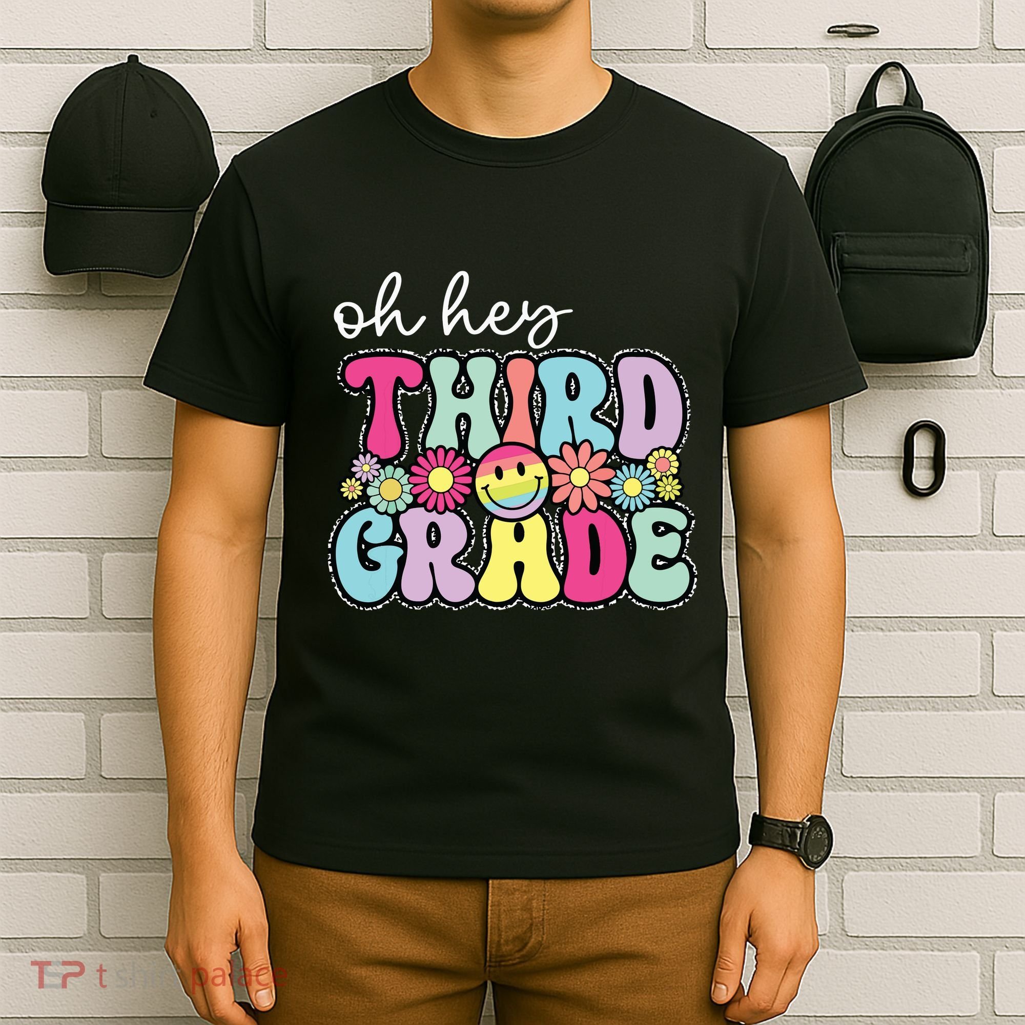 Oh Hey Third Grade Boy Girl Teacher Back To School 3rd Grade T-Shirt
