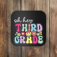 Oh Hey Third Grade Boy Girl Teacher Back To School 3rd Grade Coaster thumb 0