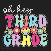 Oh Hey Third Grade Boy Girl Teacher Back To School 3rd Grade Hat thumb 2