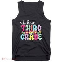 Oh Hey Third Grade Boy Girl Teacher Back To School 3rd Grade Tank Top thumb 0