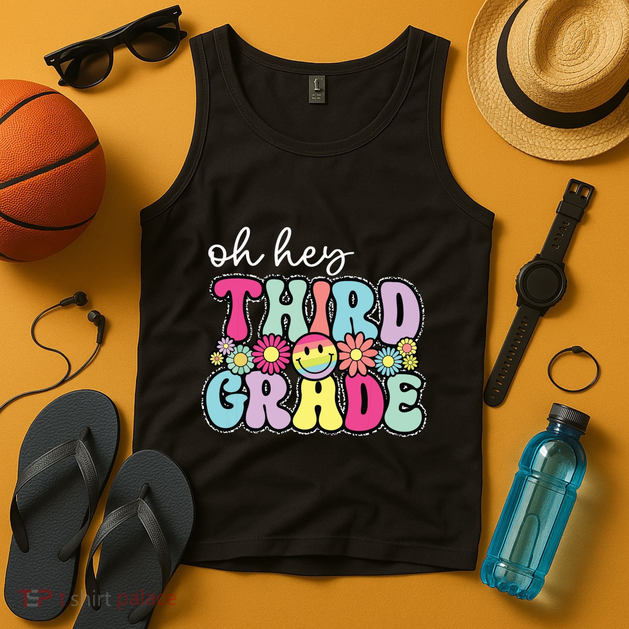 Oh Hey Third Grade Boy Girl Teacher Back To School 3rd Grade Tank Top