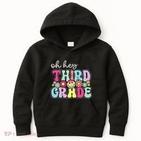 Oh Hey Third Grade Boy Girl Teacher Back To School 3rd Grade Kids Hoodie thumb 0
